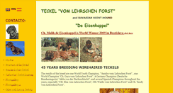 Desktop Screenshot of lehrsche-teckel.com