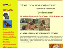 Tablet Screenshot of lehrsche-teckel.com
